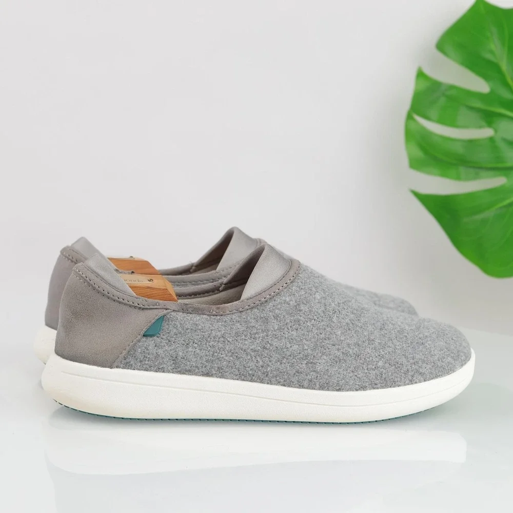 Vessi Mens Sunday Slip On Shoes Size 11 Waterproof Gray Comfort Casual Slippers
